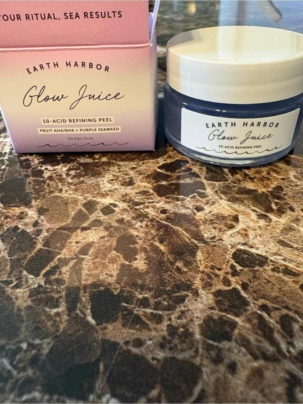 Earth Harbor - Glow Juice 10-Acid Refining Peel - 15ml New